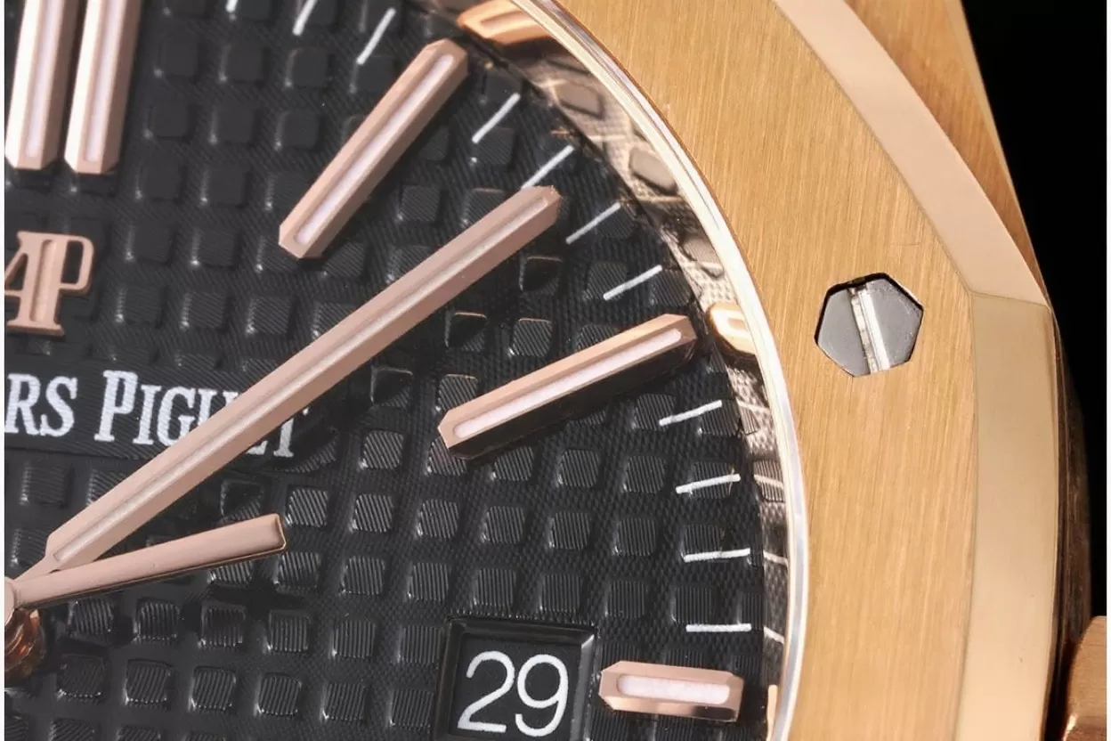 Royal Oak 15400 RG / RG Black / Stk APSF SA3120 Super Clone - Image 5