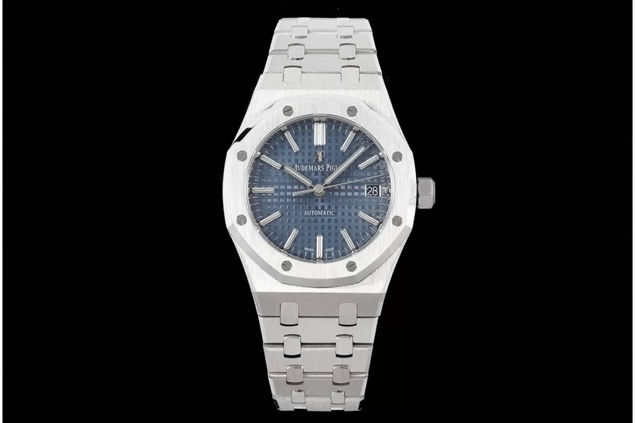Royal Oak 15450 SS / SS Blue / Stk APSF SA3120 Super Clone - Image 2