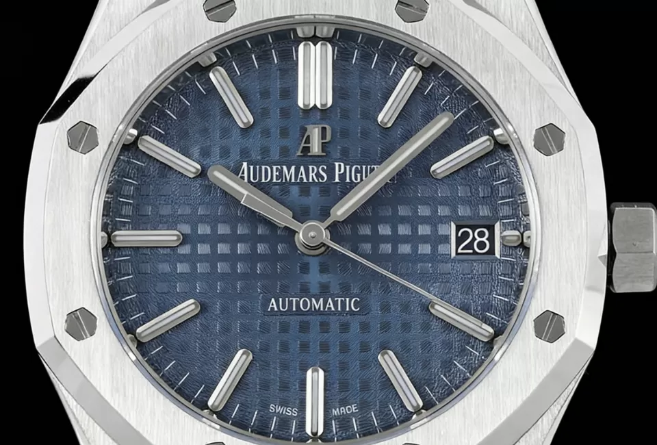 Royal Oak 15450 SS / SS Blue / Stk APSF SA3120 Super Clone - Image 3