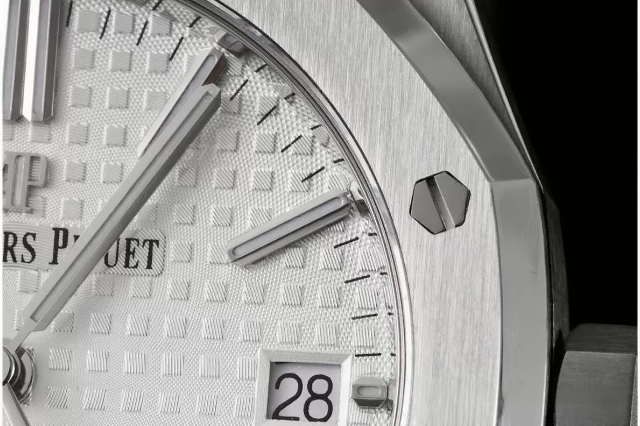 Royal Oak 15450 SS / SS White / Stk APSF SA3120 Super Clone - Image 4