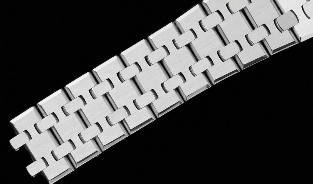 Royal Oak 15450 SS / SS White / Stk APSF SA3120 Super Clone - Image 15