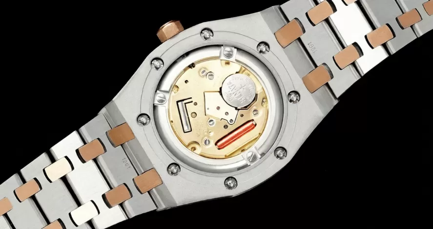 Royal Oak Ladies 67650 33mm RG / SS White ZF Swiss Qtz - Image 7