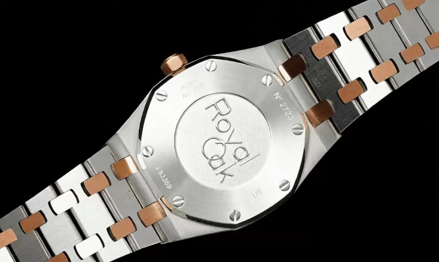 Royal Oak Ladies 67650 33mm RG / SS White ZF Swiss Qtz - Image 6