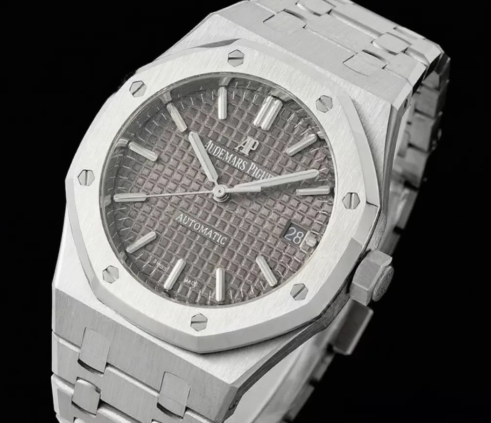 Royal Oak 15450 SS / SS Grey / Stk ZF SA3120 Super Clone