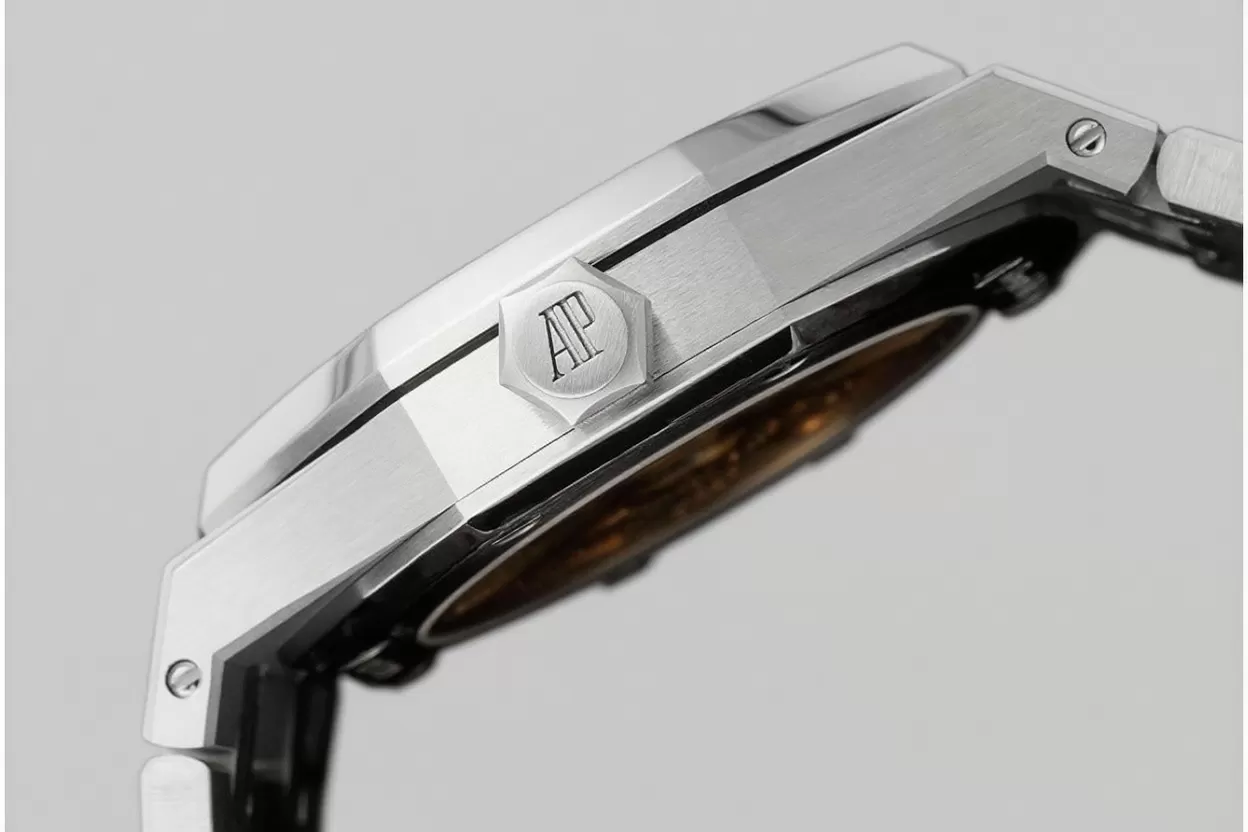 Royal Oak 15450 SS / SS Grey / Stk ZF SA3120 Super Clone - Image 5