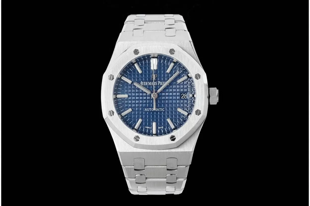 Royal Oak 15450 SS / SS Blue / Stk ZF SA3120 Super Clone - Image 3