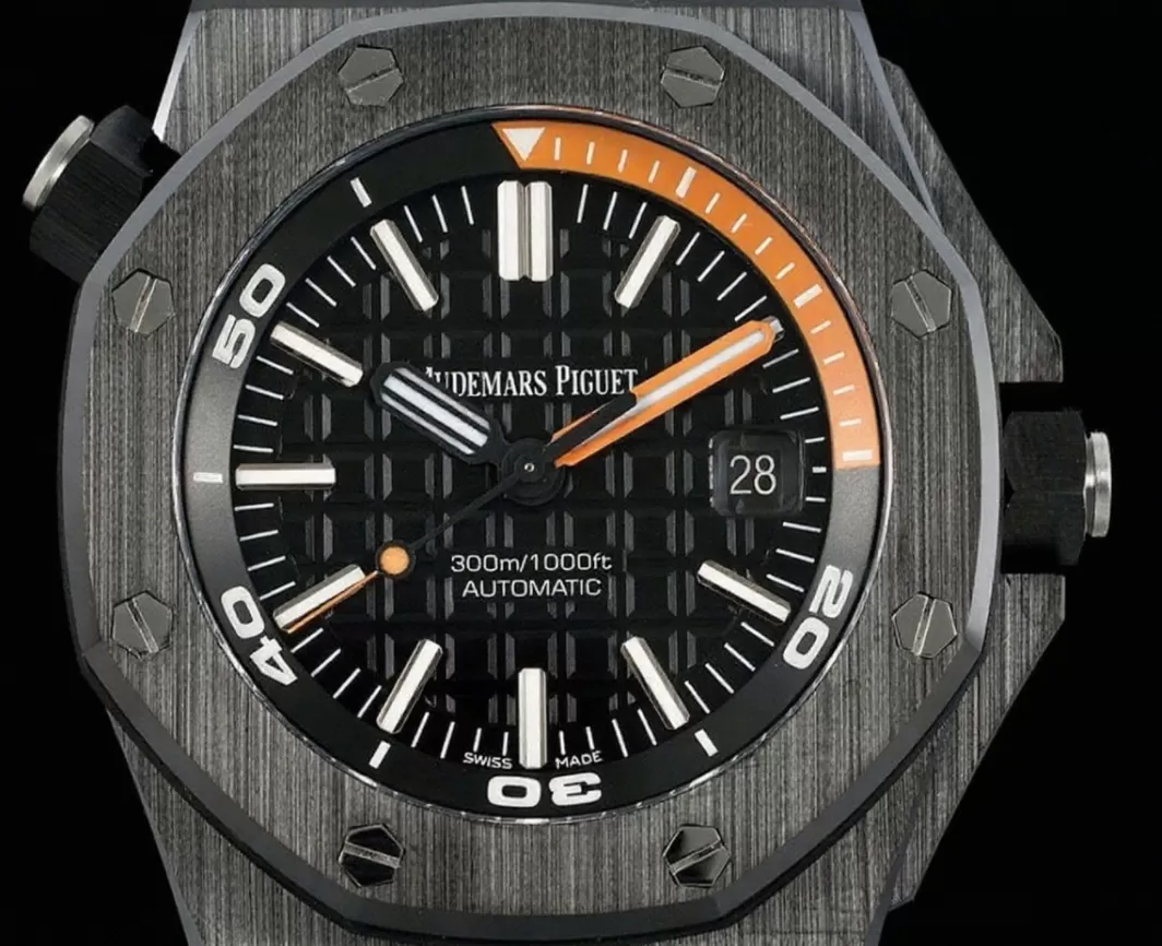 Royal Oak Diver 15707 CER / RU Black ZF SA3120 Super Clone - Image 2