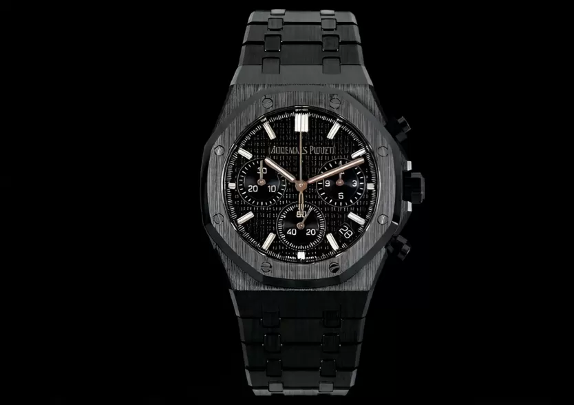 Royal Oak Chrono 26240CE 41mm Ceramic / Cer Black Dial APS V2 SH4401 Super Clone - Image 5