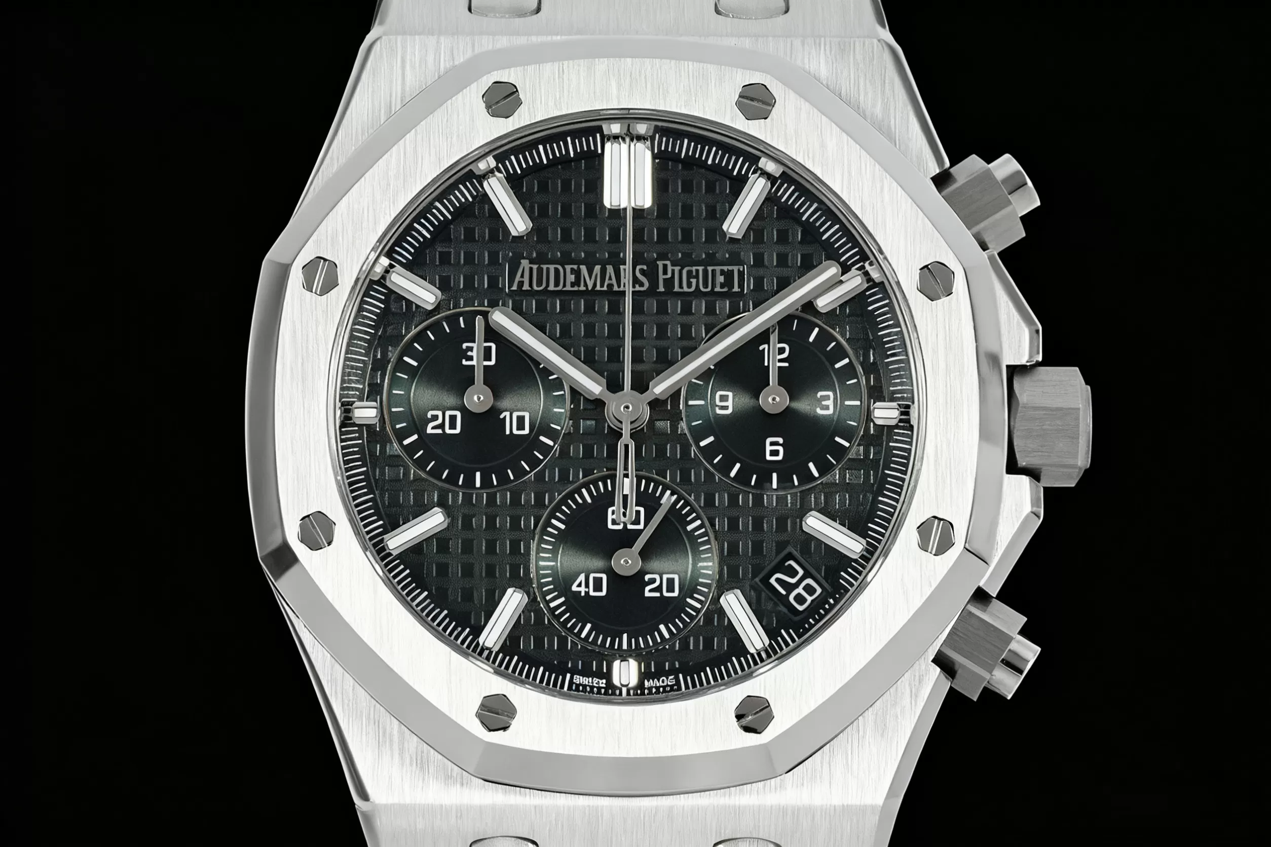 Royal Oak Chrono 26240ST 41mm SS / SS Green Dial APS V2 SH4401 Super Clone