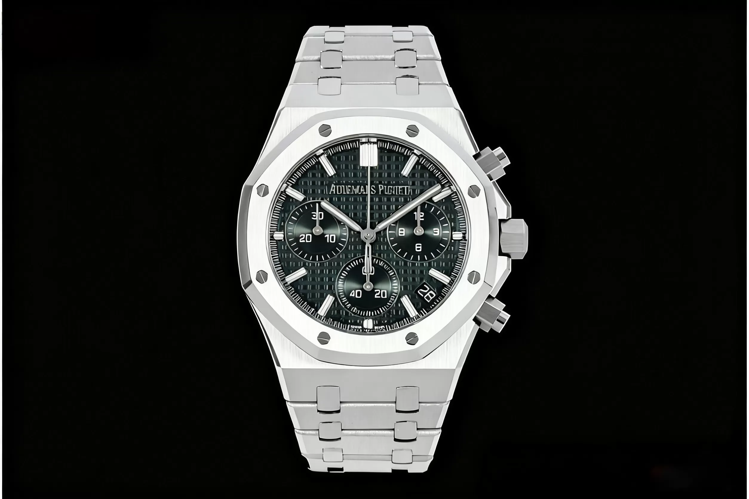 Royal Oak Chrono 26240ST 41mm SS / SS Green Dial APS V2 SH4401 Super Clone - Image 3