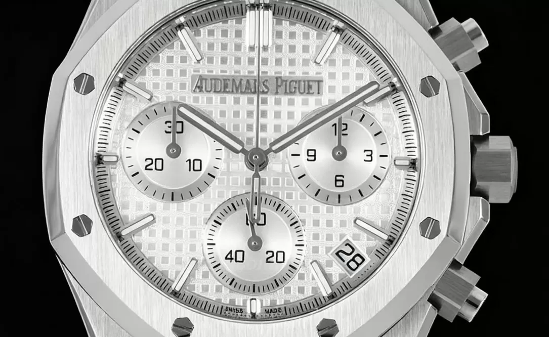 Royal Oak Chrono 26240ST 41mm SS / SS Silver Dial APS V2 SH4401 Super Clone - Image 2