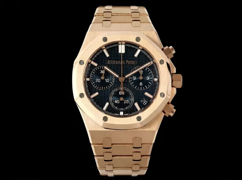 Royal Oak Chrono 26240OR 41mm RG / RG Blue Dial APS SH4401 Super Clone