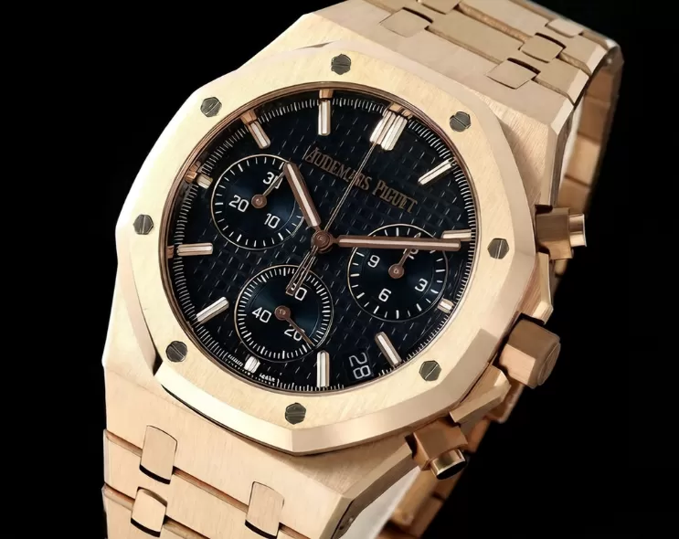 Royal Oak Chrono 26240OR 41mm RG / RG Blue Dial APS SH4401 Super Clone - Image 3