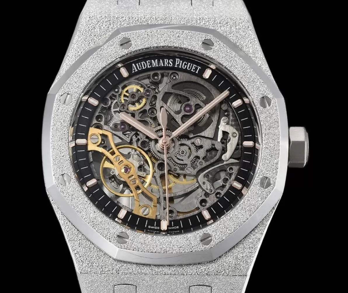 Royal Oak 15407 Frosted 41mm SS / SS Skeleton Dial THBF V2 SH3132 Super Clone - Image 2