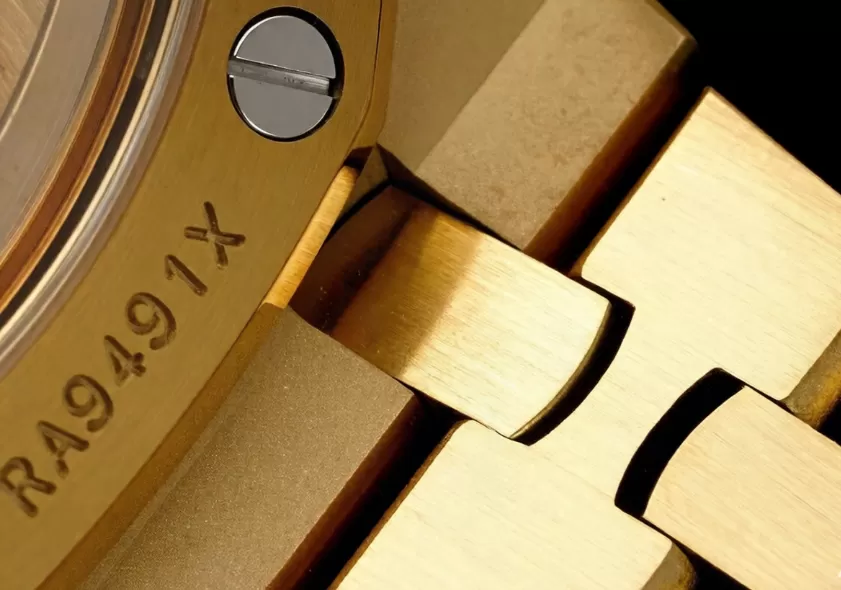 Royal Oak Chrono 26240BA 41mm YG / YG Gold Dial APS SH4401 Super Clone - Image 7