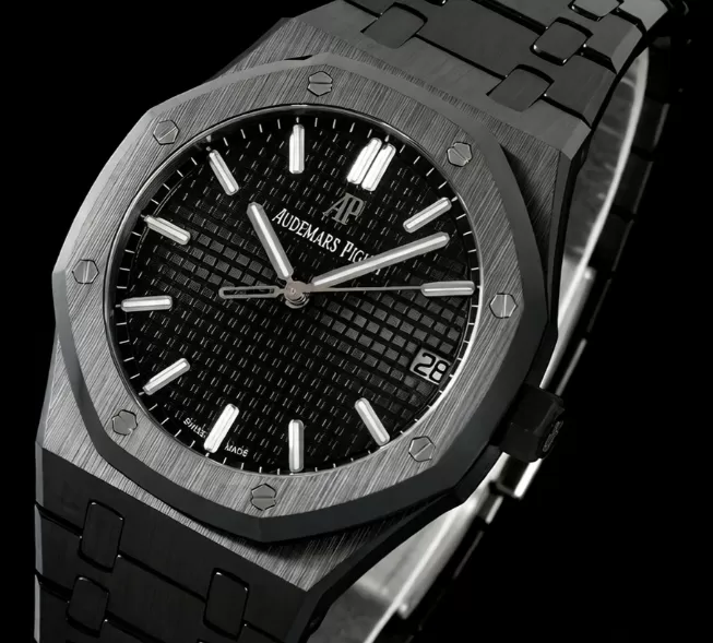 Royal Oak 41mm 15500 Black Ceramic / Cer Black Dial APSF A4302 Super Clone