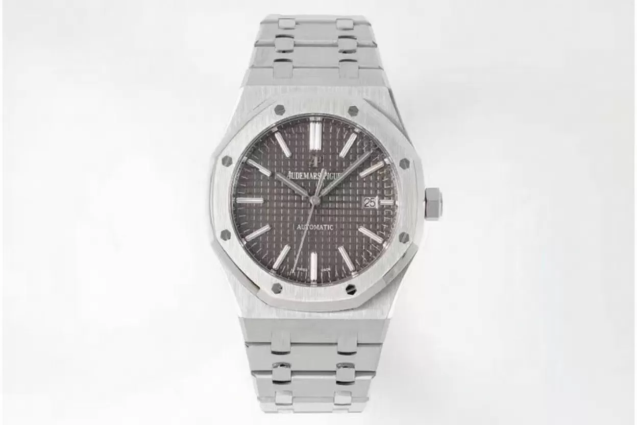 Audemars Piguet ?C Royal Oak 15400 SS / SS Grey ZF V2 A3120 Super Clone