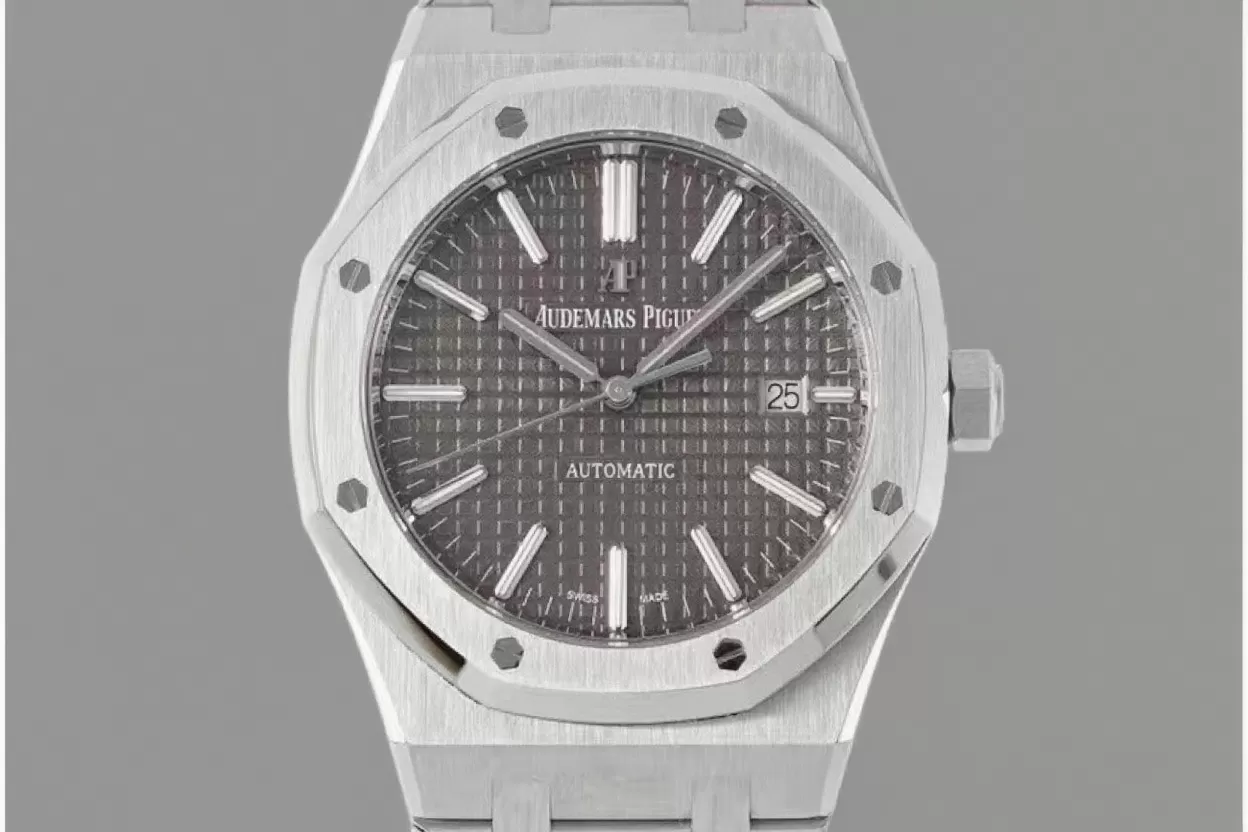 Audemars Piguet ?C Royal Oak 15400 SS / SS Grey ZF V2 A3120 Super Clone - Image 2