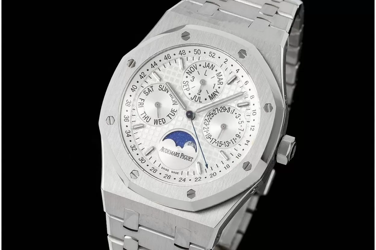Royal Oak Perpetual Cal 26574 SS / SS White APSF A5134