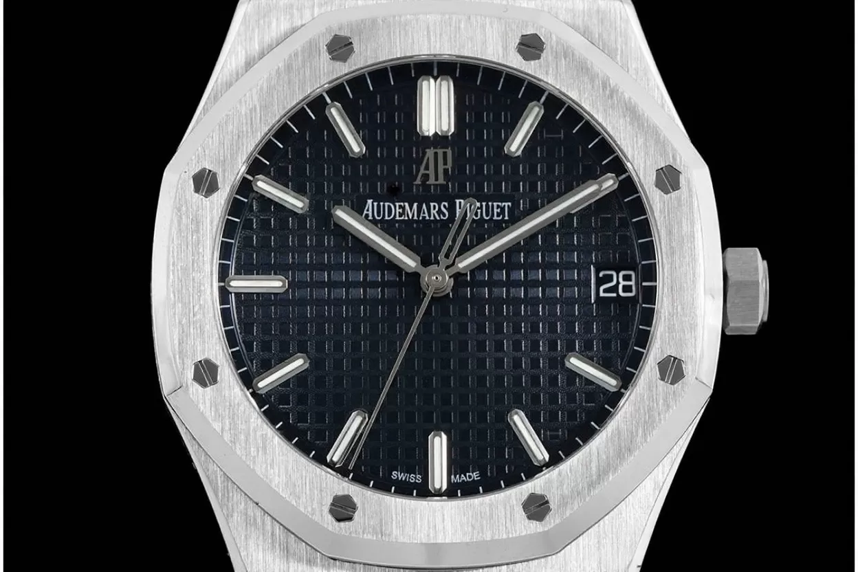 Royal Oak 41mm 15500 SS / SS Blue / Stk APSF A4302 Super Clone - Image 2