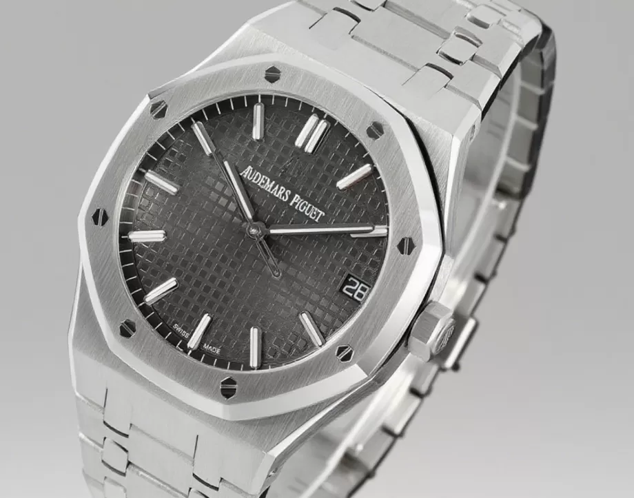 Royal Oak 41mm 15500 SS / SS Grey / Stk APSF A4302 Super Clone