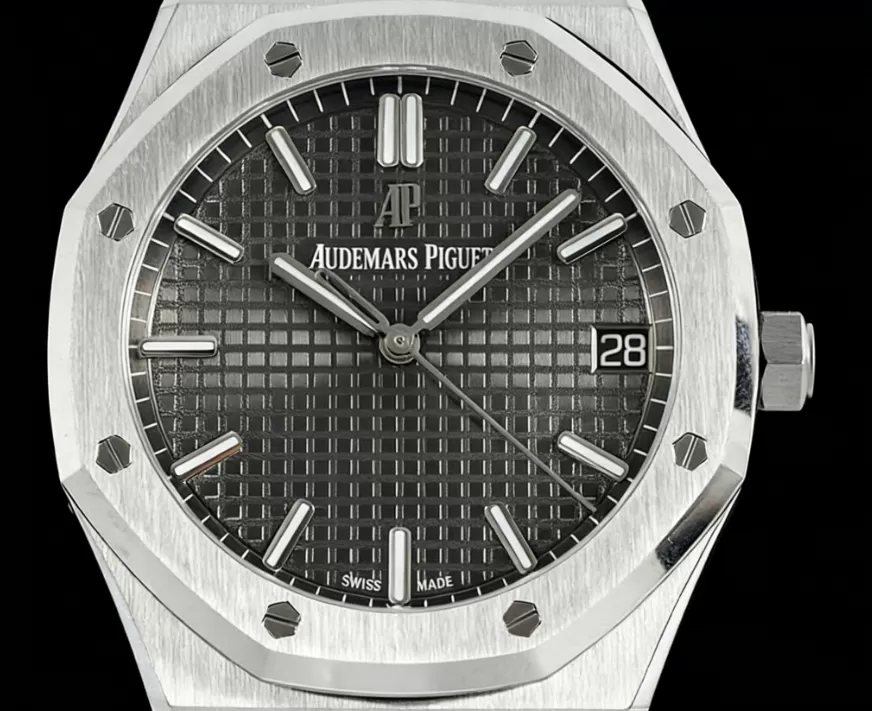 Royal Oak 41mm 15500 SS / SS Grey / Stk APSF A4302 Super Clone - Image 2