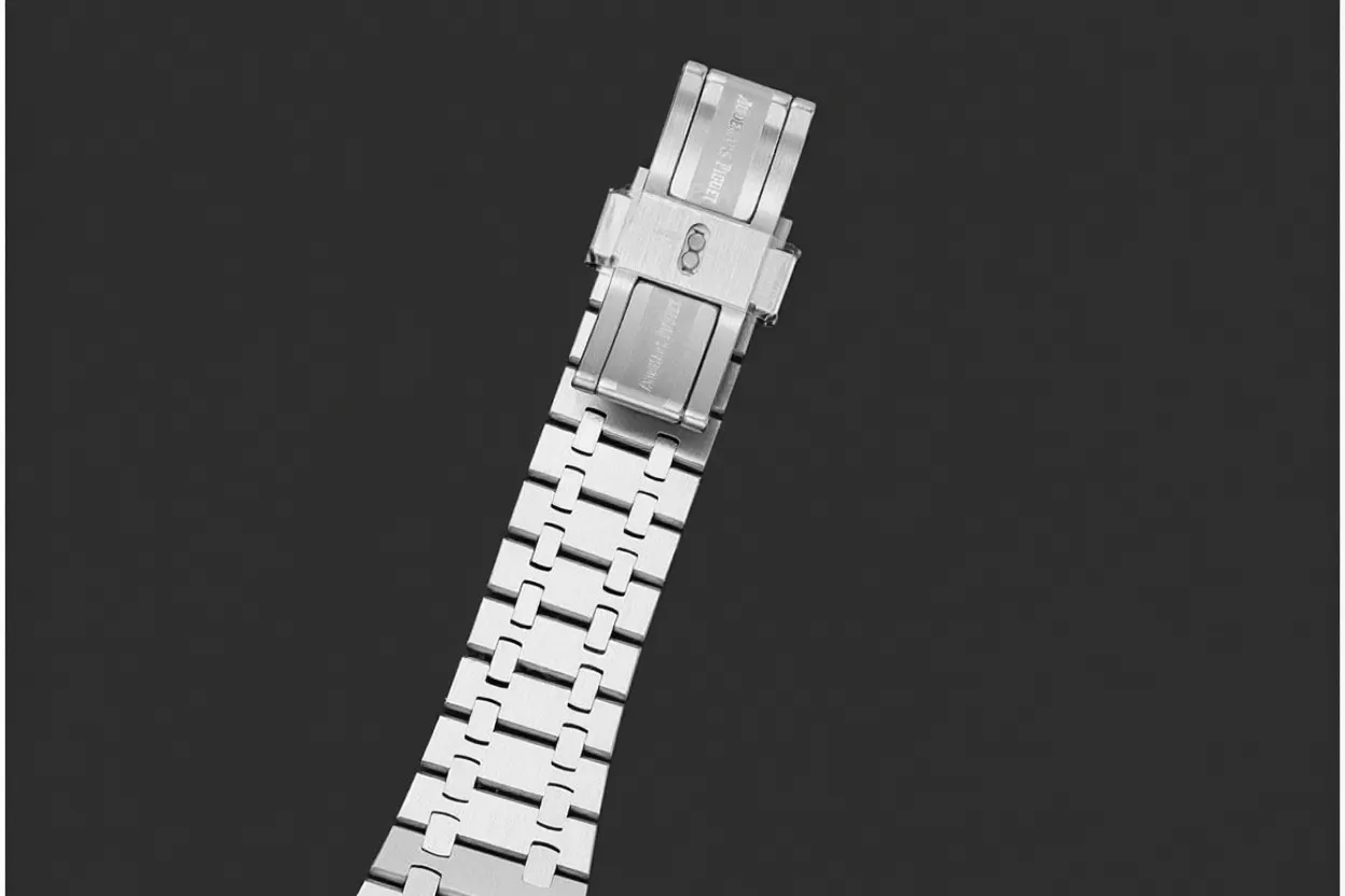 Royal Oak 41mm 15500 SS / SS Black / Stk APSF A4302 Super Clone - Image 16