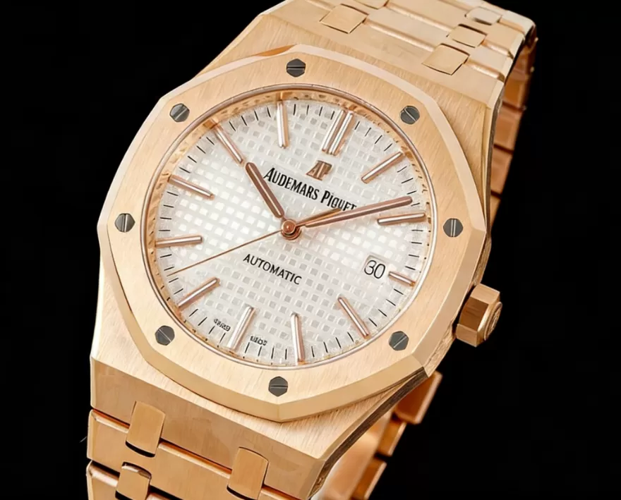 Royal Oak 15400 RG / RG White / Stk ZF V2 A3120 Super Clone