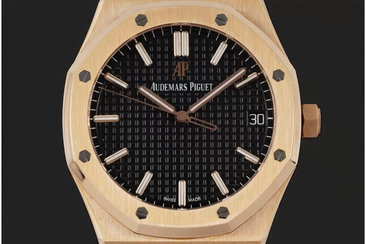 Royal Oak 41mm 15500 RG / RG Black / Stk APSF A4302 Super Clone - Image 2