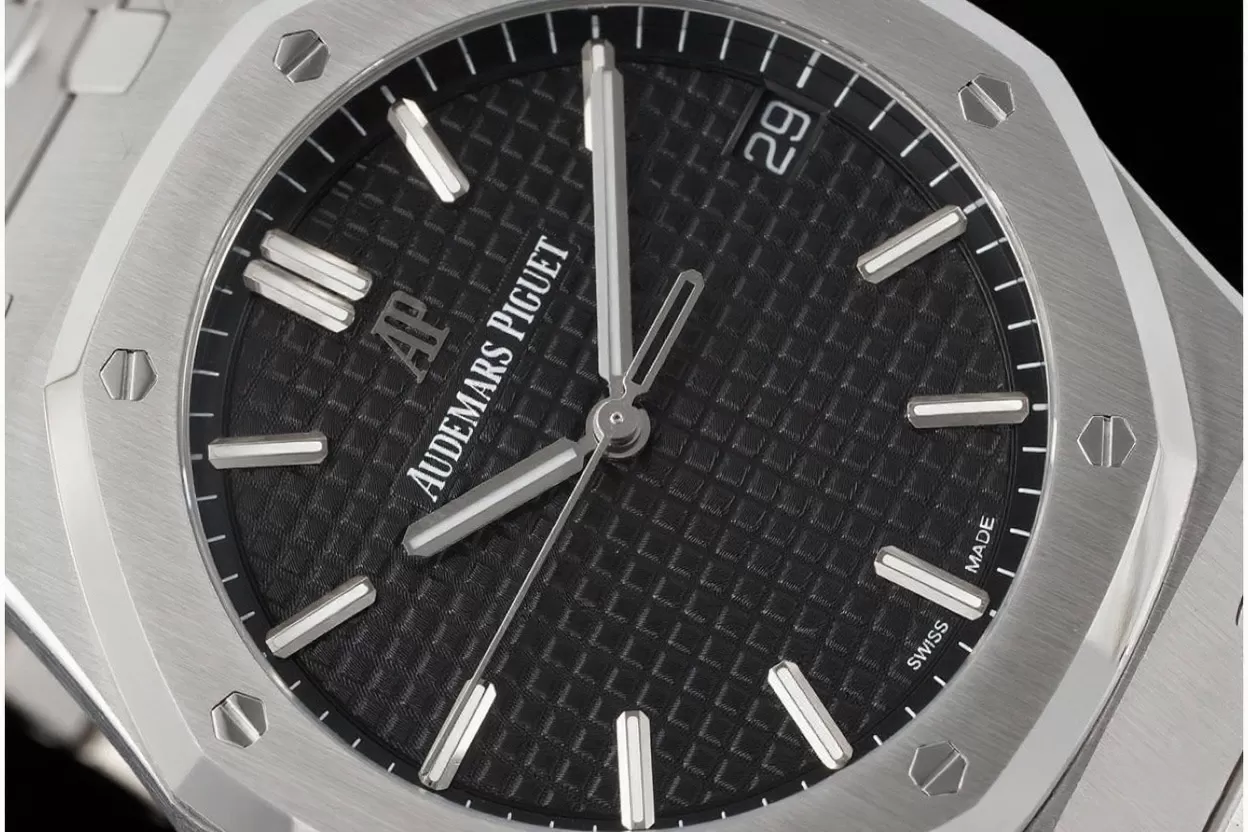 Royal Oak 41mm 15500 SS / SS Black / Stk ZF V3 A4302 Super Clone - Image 3