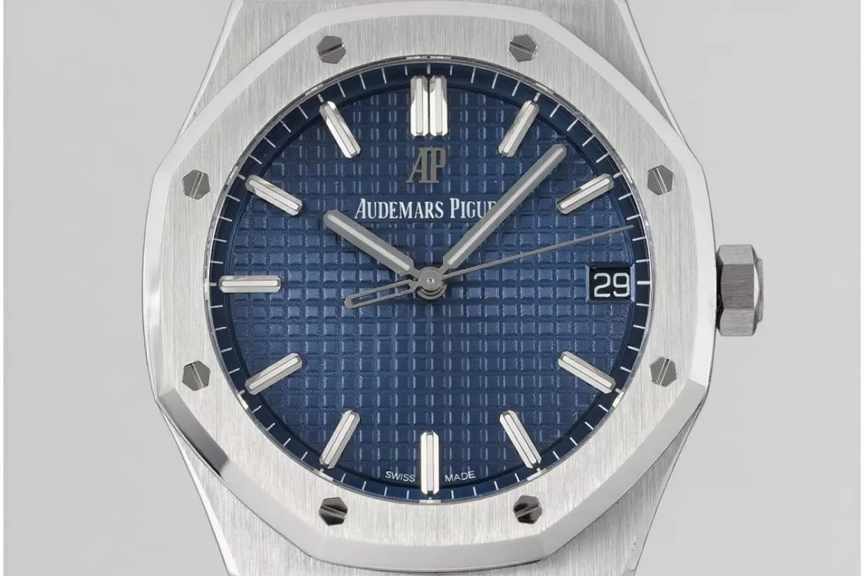 Royal Oak 41mm 15500 SS / SS Blue / Stk ZF V3 A4302 Super Clone - Image 2