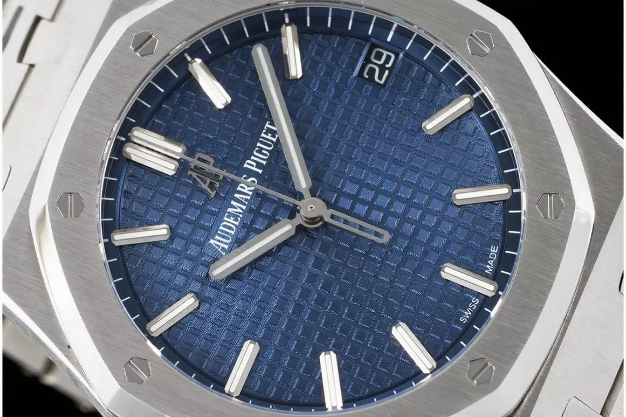 Royal Oak 41mm 15500 SS / SS Blue / Stk ZF V3 A4302 Super Clone - Image 4