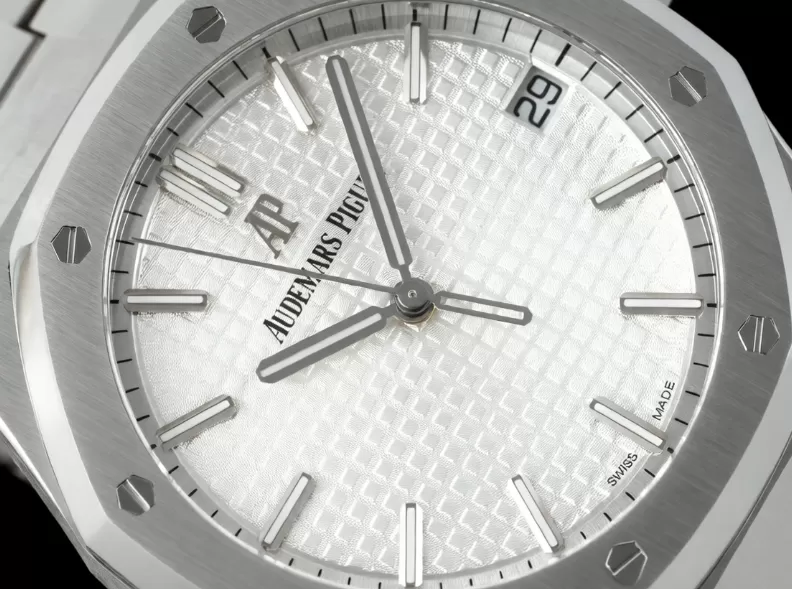 Royal Oak 41mm 15500 SS / SS White / Stk ZF V3 A4302 Super Clone - Image 3