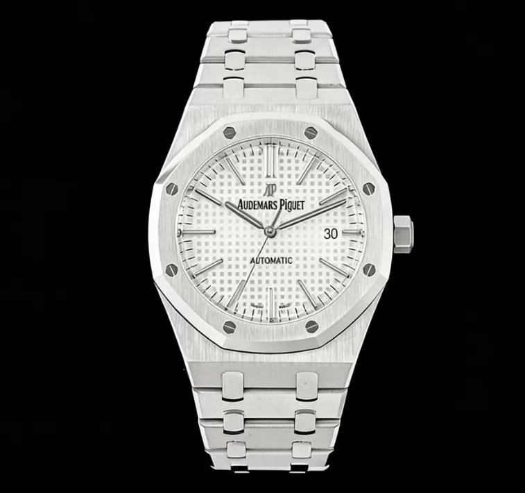 Royal Oak 15400 SS / SS White / Stk APSF SA3120 Super Clone - Image 2