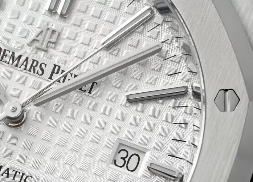 Royal Oak 15400 SS / SS White / Stk APSF SA3120 Super Clone - Image 4