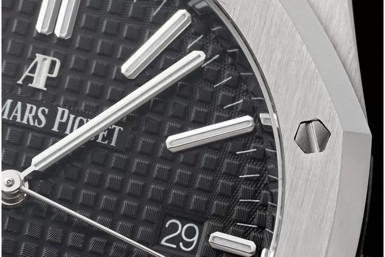 Royal Oak 15400 SS / SS Black / Stk APSF SA3120 Super Clone - Image 5
