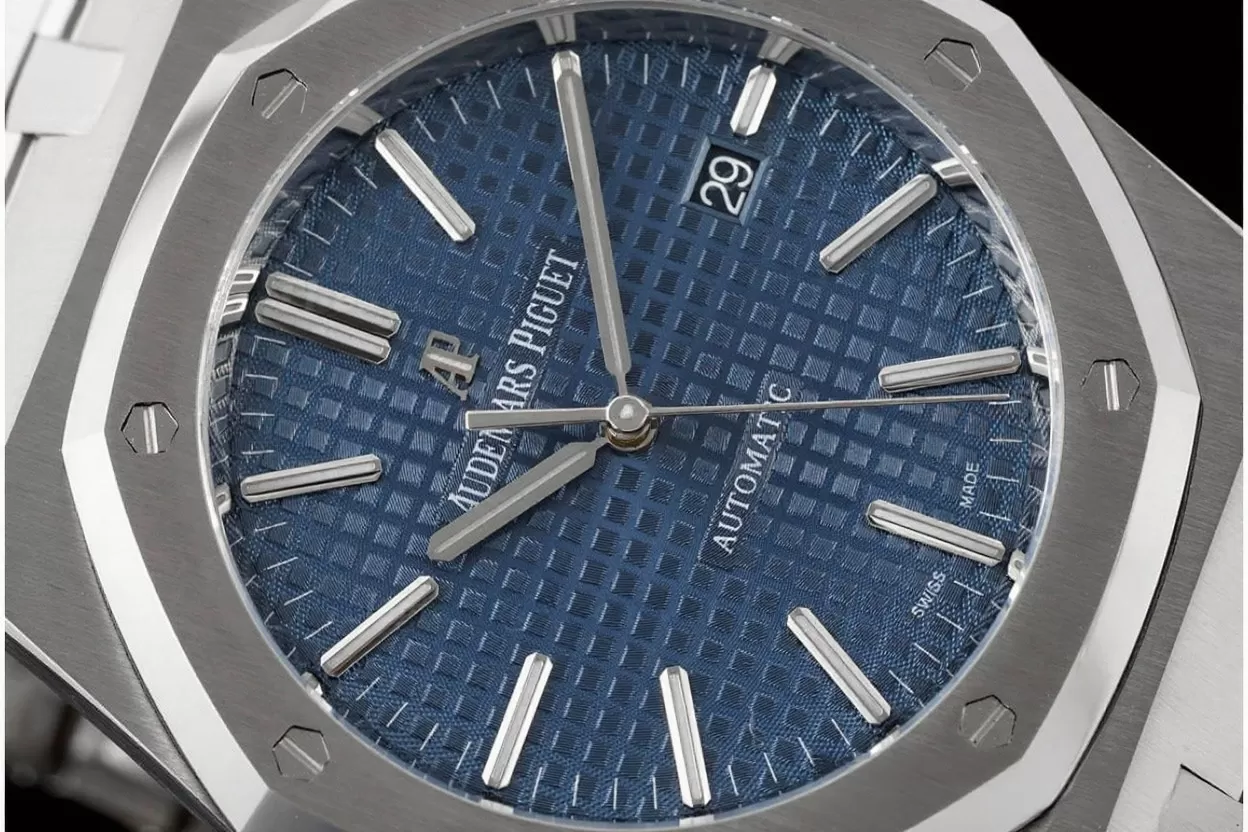 Royal Oak 15400 SS / SS Blue / Stk APSF SA3120 Super Clone - Image 3