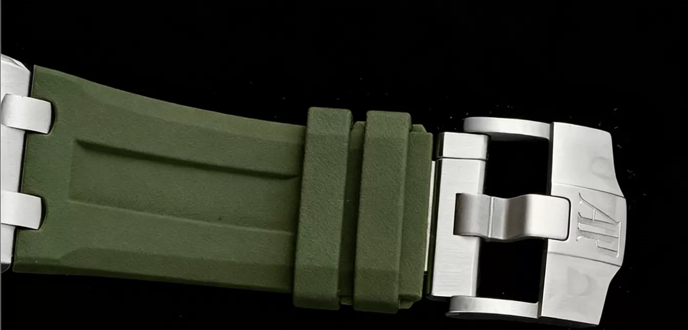 Royal Oak Offshore Diver 15720 42mm SS / RU Green / Stk ZF A4308 - Image 14