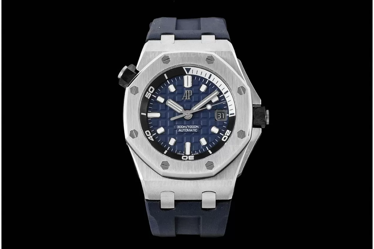 Royal Oak Offshore Diver 15720 42mm SS / RU Blue / Stk ZF A4308 - Image 3