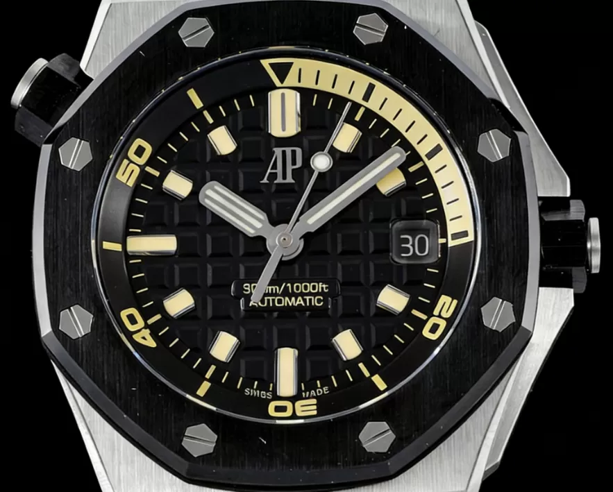 Royal Oak Offshore Diver 15720 42mm SS / RU Black / Stk ZF A4308 - Image 3