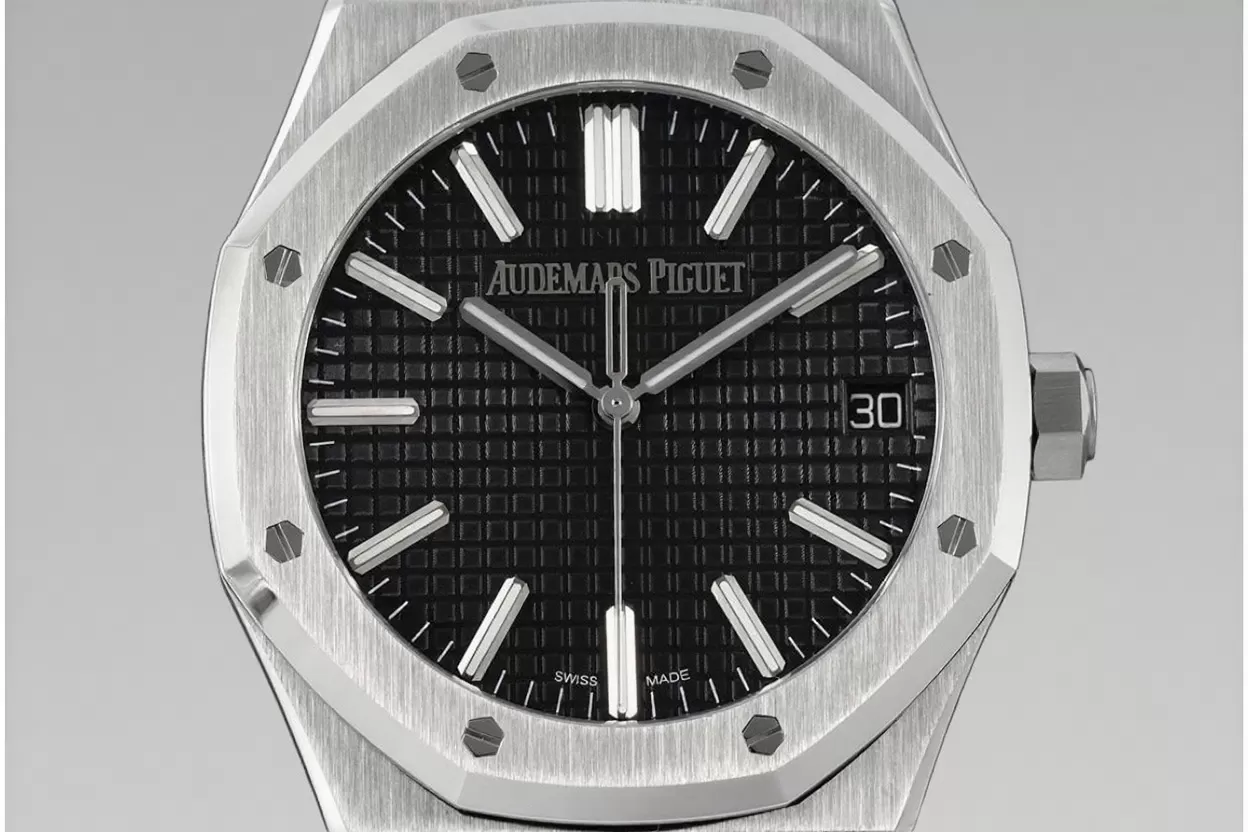 Royal Oak 50th Anniverary 41mm 15510 SS / SS Black / Stk ZF A4302 - Image 2