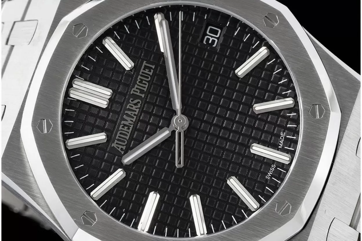 Royal Oak 50th Anniverary 41mm 15510 SS / SS Black / Stk ZF A4302 - Image 3