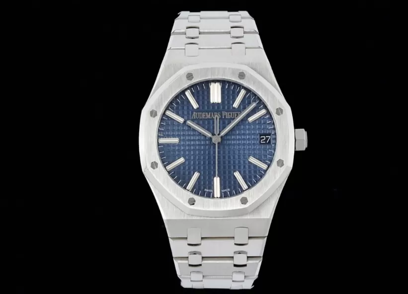 Royal Oak 50th Anniverary 41mm 15510 SS / SS Blue / Stk ZF A4302 - Image 3