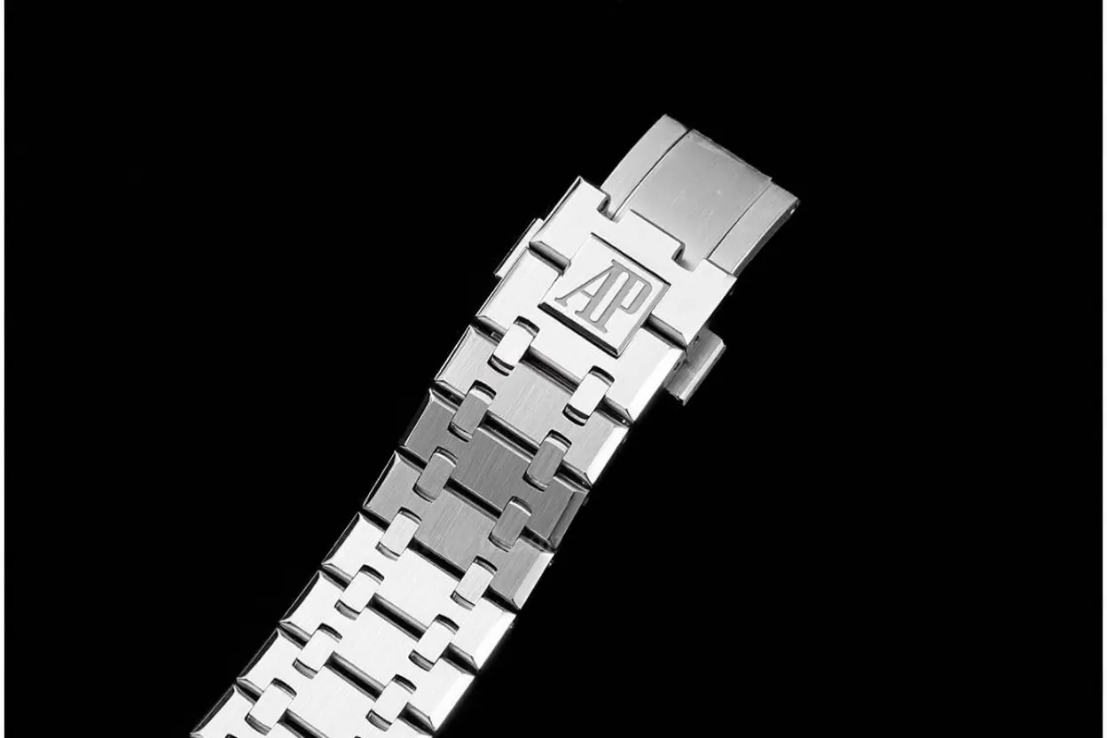 Royal Oak 50th Anniverary 41mm 15510 SS / SS Blue / Stk ZF A4302 - Image 14