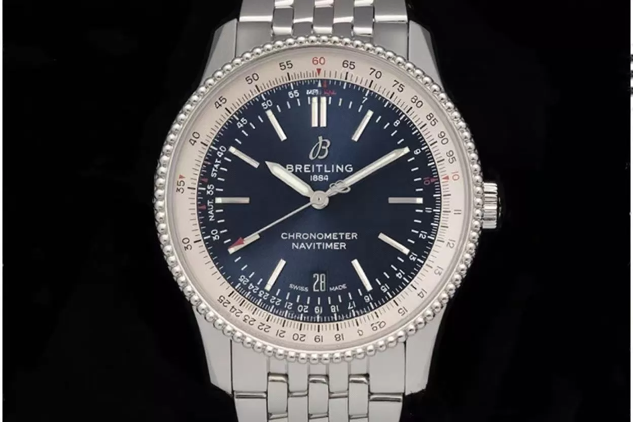 Breitling ?C Navitimer 1 41mm SS / SS Blue V7F A2824 - Image 2