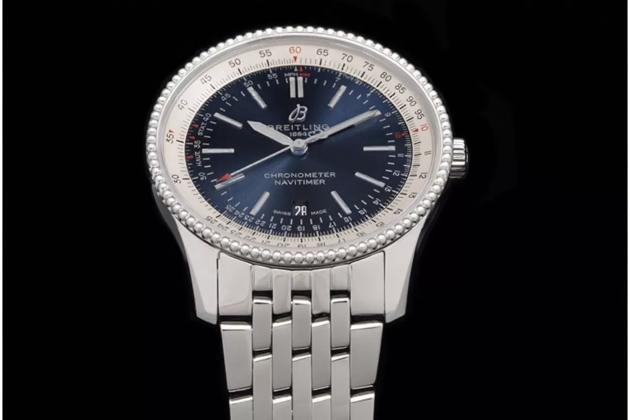 Breitling ?C Navitimer 1 41mm SS / SS Blue V7F A2824 - Image 5