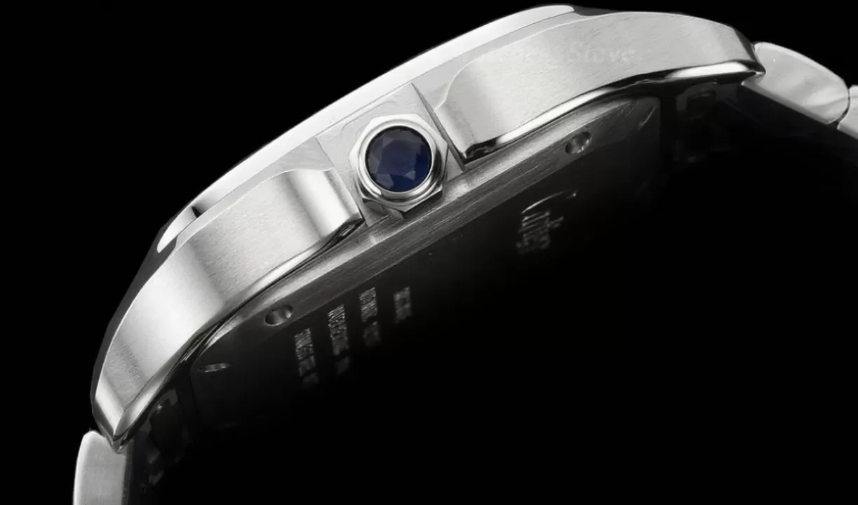Santos De Cartier 35mm SS / SS Blue Dial BVF MY9039 - Image 7