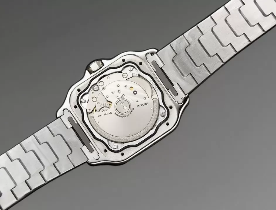 Santos De Cartier 35mm SS / SS Blue Dial BVF MY9039 - Image 9