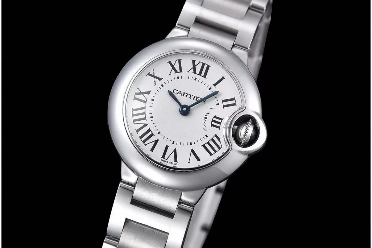 Ballon Bleu Ladies 28mm SS / SS White Dial V6F Qtz