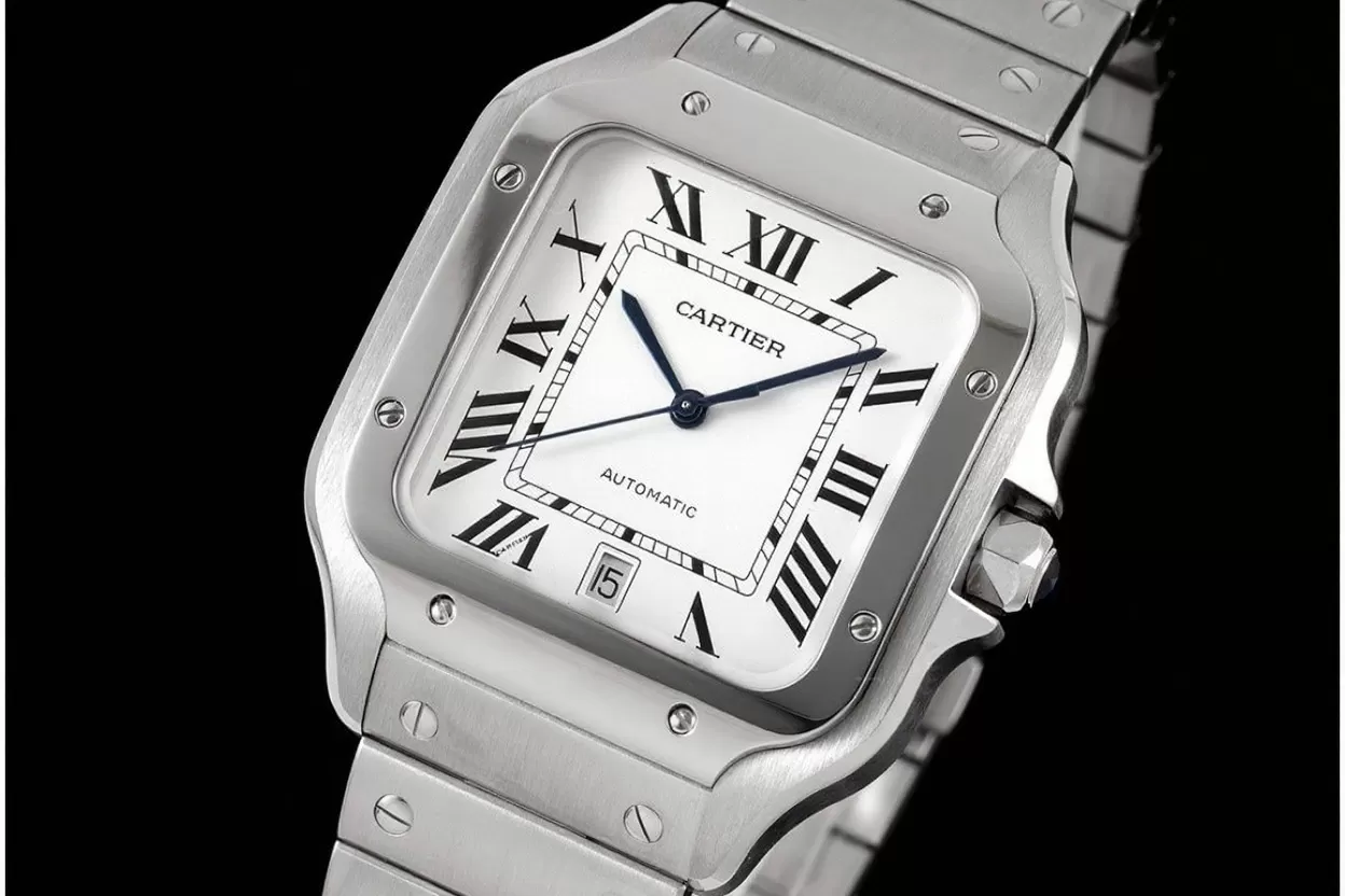 Santos De Cartier 2018 Mens XL 40mm SS / SS Wht BVF MY9019